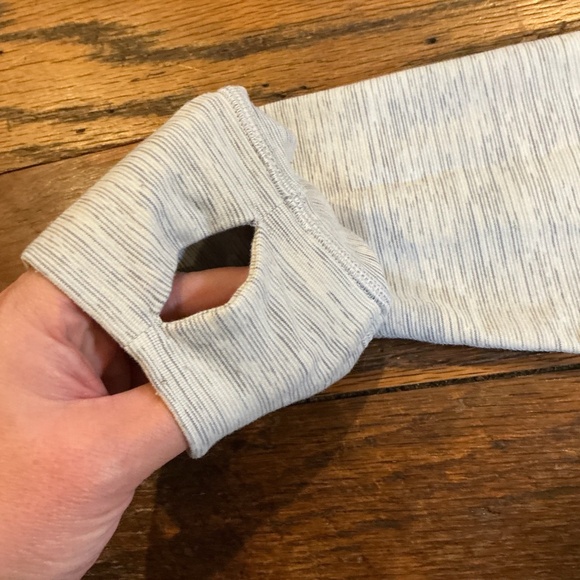 Lululemon Define Jacket Heathered Light Gray White Size 6 - Picture 7 of 12